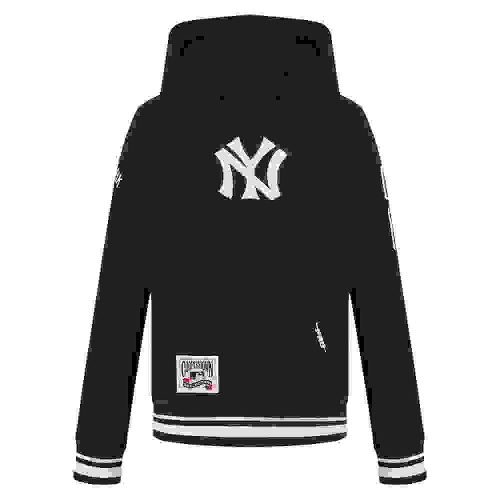 Pro Standard MLB New York Yankees Retro Classic Big Boys' Navy Rib Fleece PO Hoodie